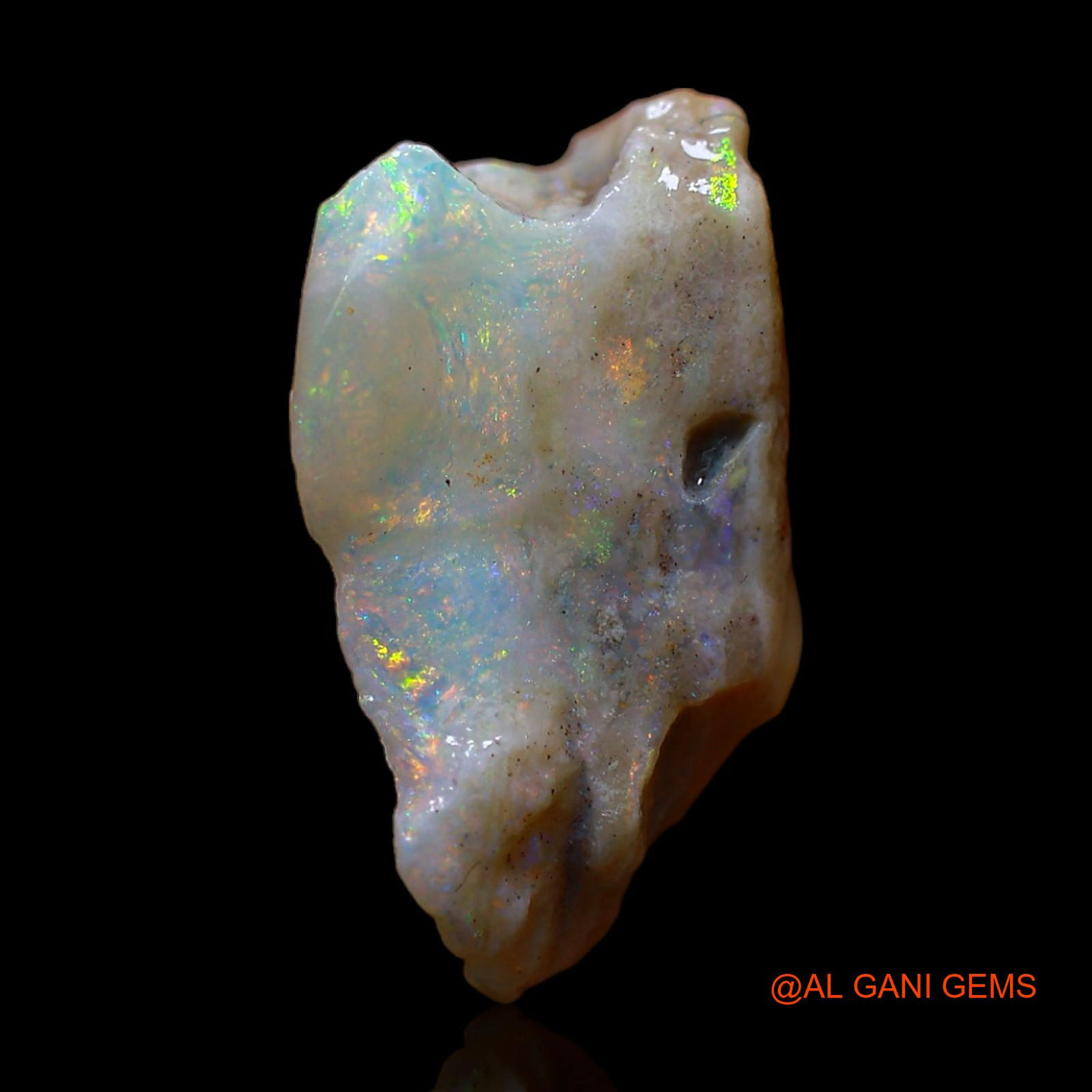 8.00 Cts Natural Australian Fire Opal Loose Gemstone Fancy Rough 16x15x8 mm RC-276