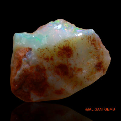 7.00 Cts Natural Australian Fire Opal Loose Gemstone Fancy Rough 18x13x6 mm RC-277