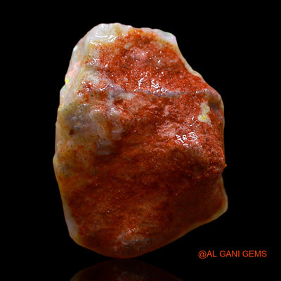 7.00 Cts Natural Australian Fire Opal Loose Gemstone Fancy Rough 18x13x6 mm RC-277