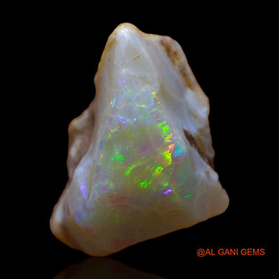 Natural Untreated Fire Opal Loose Gemstone Fancy Rough From Australia 8.00 Cts 15x13x9 mm RC-278
