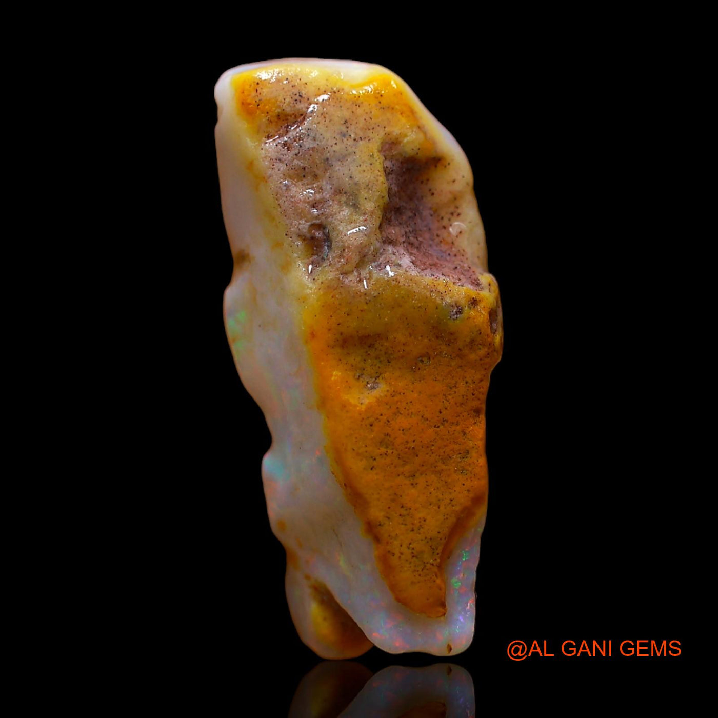 5.00 Cts Natural Australian Fire Opal Fancy Rough Loose Gemstone For Jewelry 20x9x6 mm RC-279