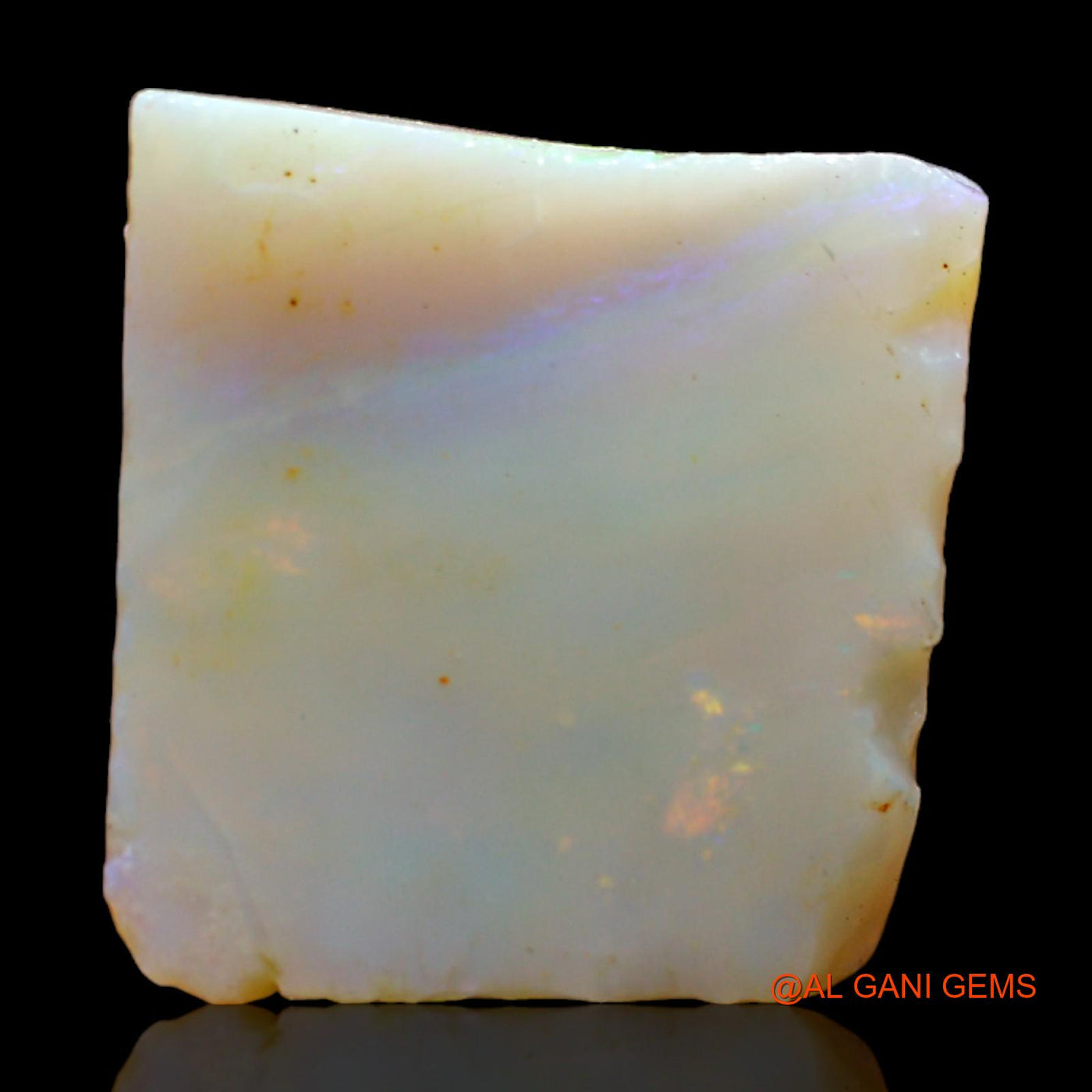 Natural Untreated Fire Opal Loose Gemstone Fancy Rough From Australia 19.00 Cts 20x18x7 mm RC-27