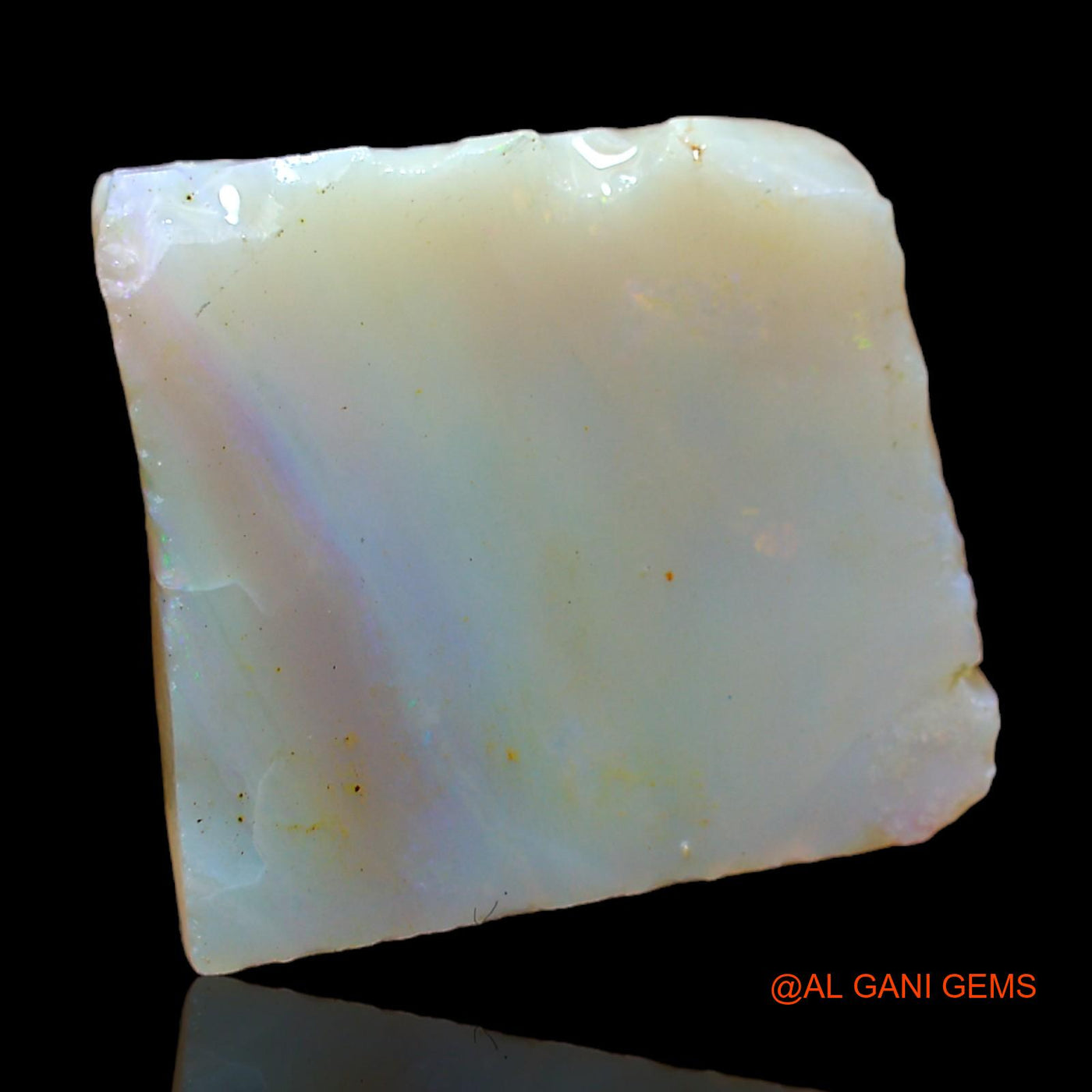 Natural Untreated Fire Opal Loose Gemstone Fancy Rough From Australia 19.00 Cts 20x18x7 mm RC-27