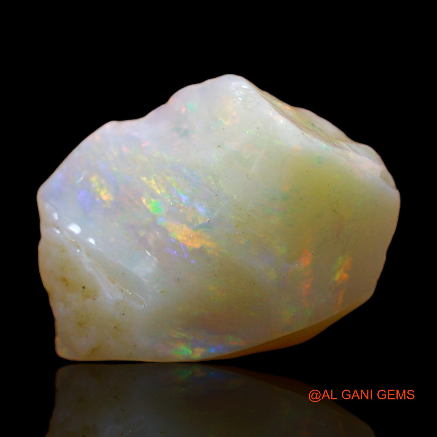 Natural Fire Opal Gemstone 6.00 Cts Loose Fancy Rough From Australia 16x12x7 mm RC-280