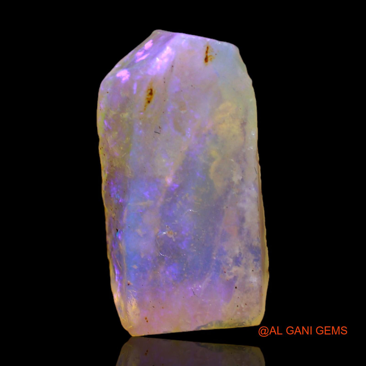 Natural Fire Opal Gemstone 5.00 Cts Loose Fancy Rough From Australia 18x9x4 mm RC-283