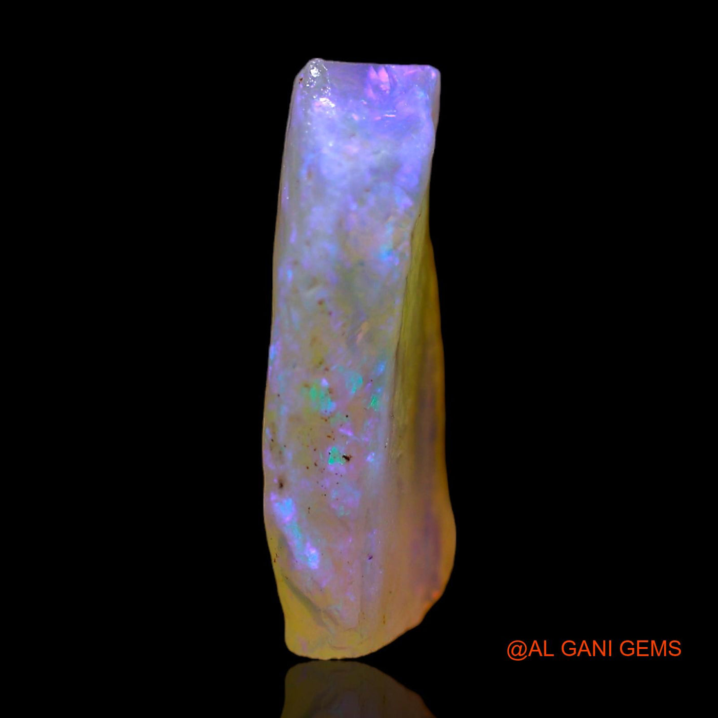 Natural Fire Opal Gemstone 5.00 Cts Loose Fancy Rough From Australia 18x9x4 mm RC-283