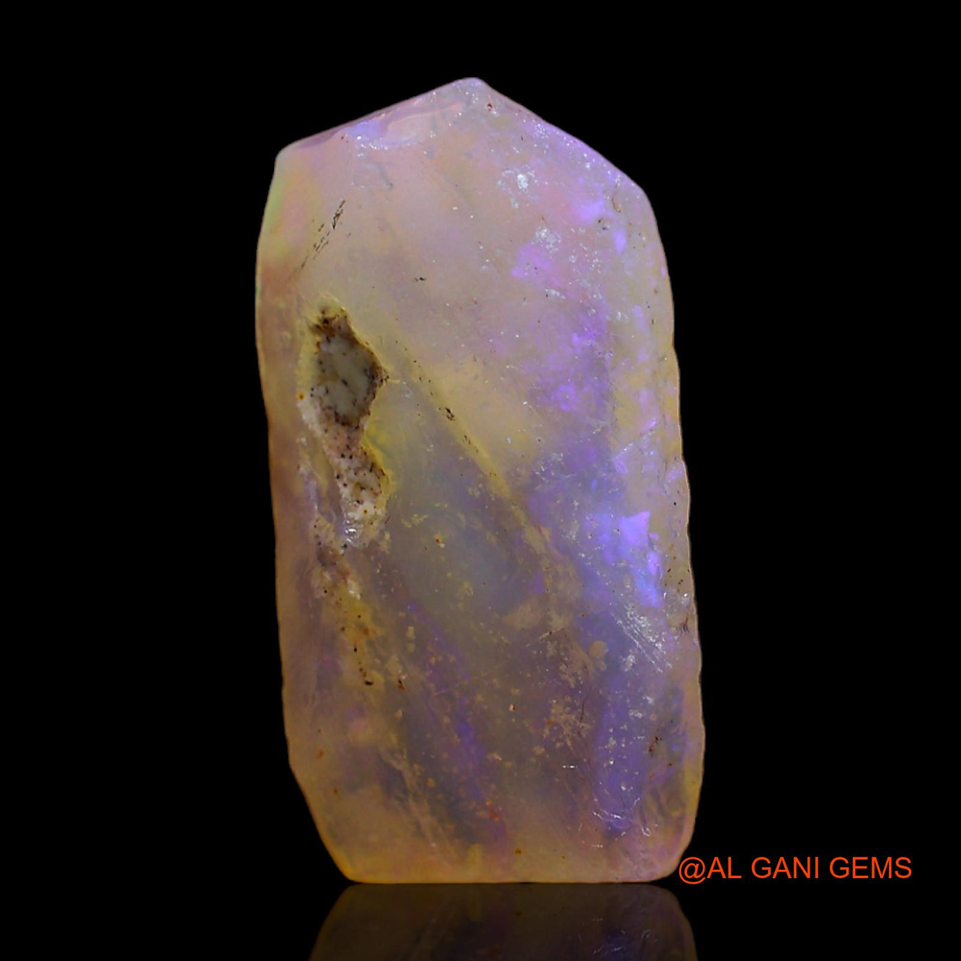 Natural Fire Opal Gemstone 5.00 Cts Loose Fancy Rough From Australia 18x9x4 mm RC-283
