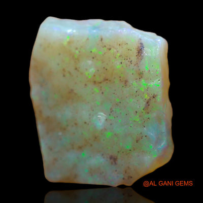 Natural Fire Opal Gemstone 4.00 Cts Loose Fancy Rough From Australia 14x12x2 mm RC-284