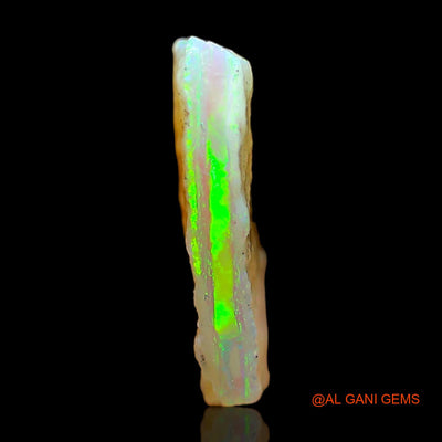 Natural Fire Opal Gemstone 4.00 Cts Loose Fancy Rough From Australia 14x12x2 mm RC-284