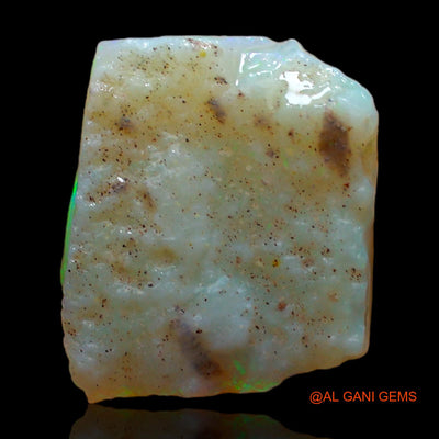 Natural Fire Opal Gemstone 4.00 Cts Loose Fancy Rough From Australia 14x12x2 mm RC-284
