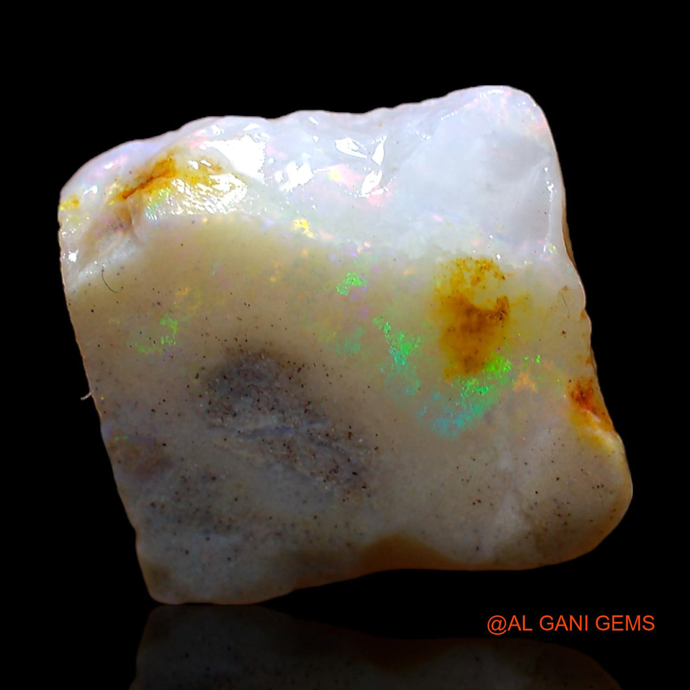 6.00 Cts Natural Australian Fire Opal Fancy Rough Loose Gemstone For Jewelry 13x13x5 mm RC-285