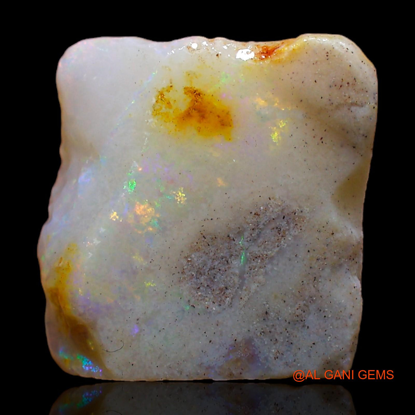 6.00 Cts Natural Australian Fire Opal Fancy Rough Loose Gemstone For Jewelry 13x13x5 mm RC-285