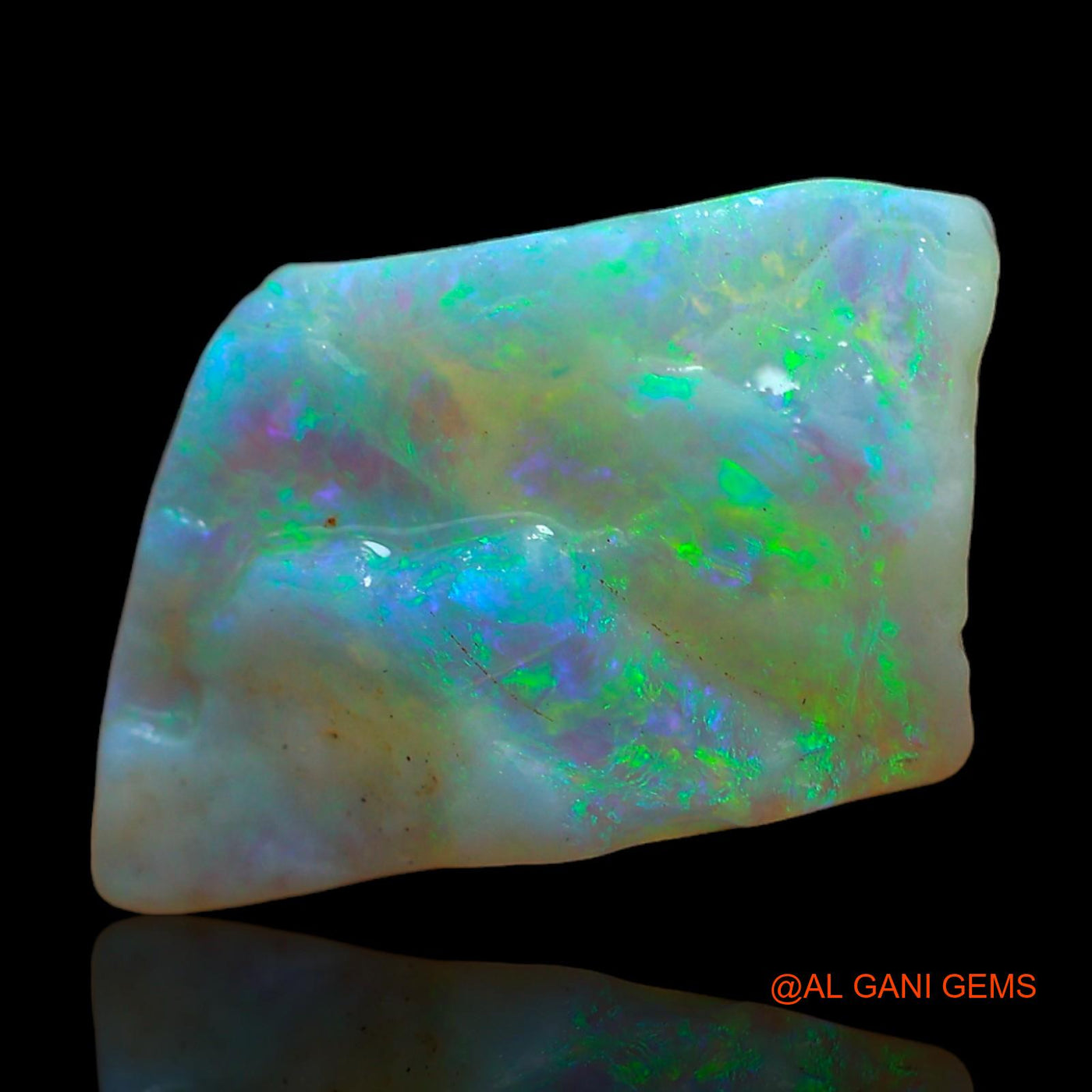 8.00 Cts Natural Australian Fire Opal Loose Gemstone Fancy Rough 18x10x9 mm RC-291