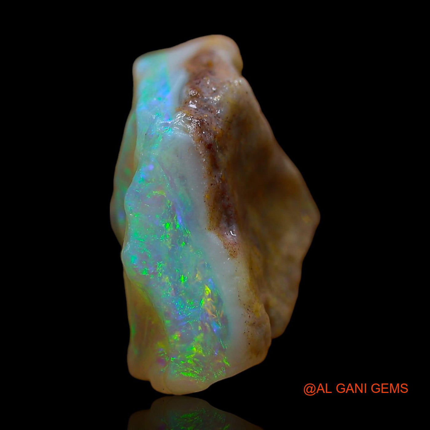 8.00 Cts Natural Australian Fire Opal Loose Gemstone Fancy Rough 18x10x9 mm RC-291
