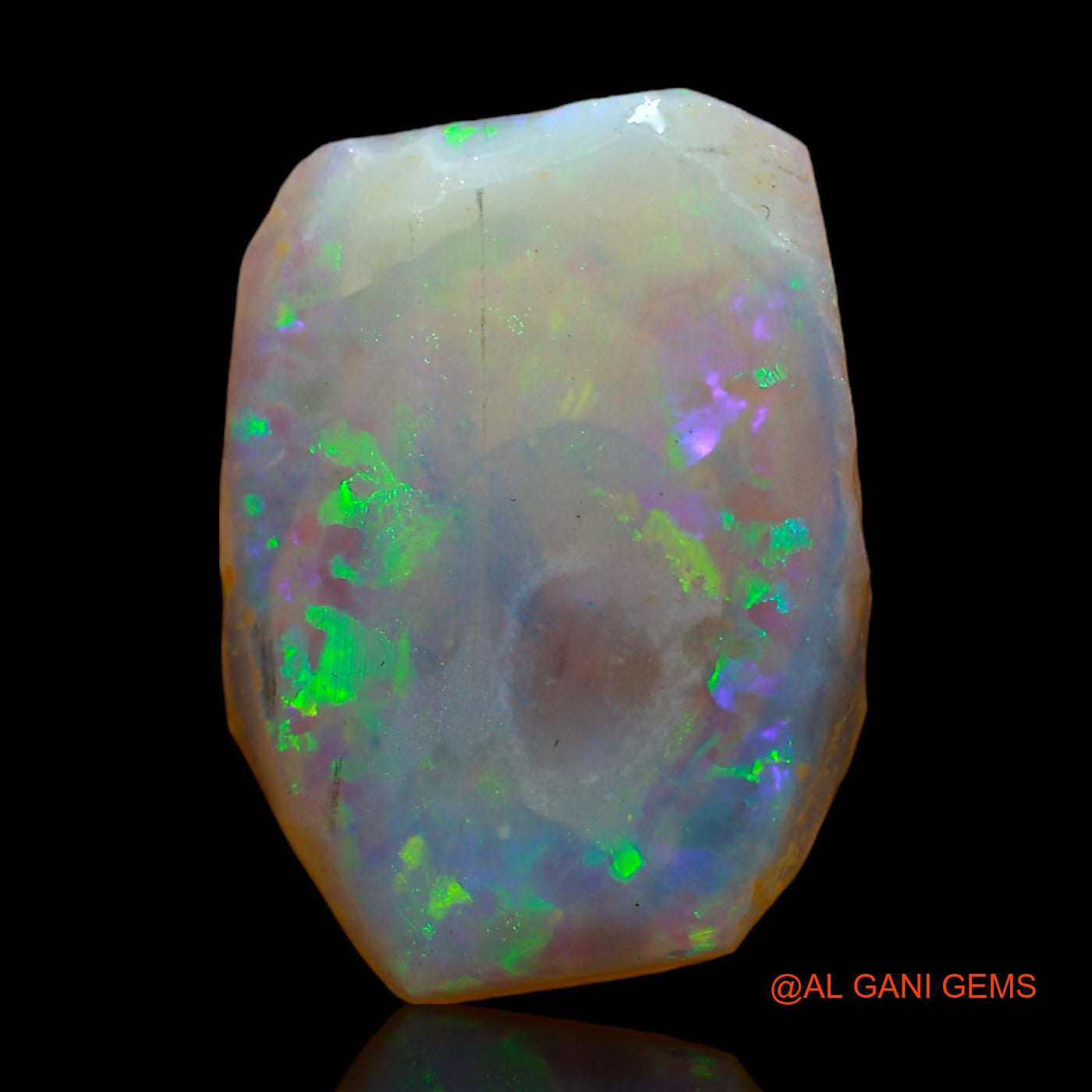 4.00 Cts Natural Australian Fire Opal Loose Gemstone Fancy Rough 16x12x3 mm RC-292