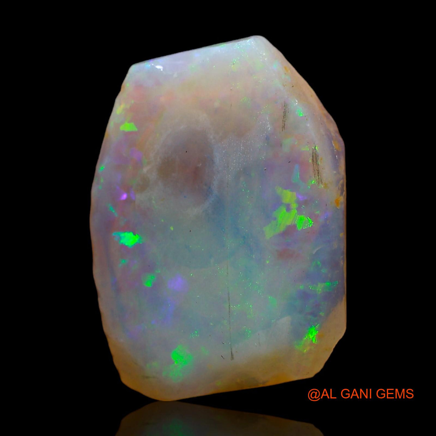 4.00 Cts Natural Australian Fire Opal Loose Gemstone Fancy Rough 16x12x3 mm RC-292
