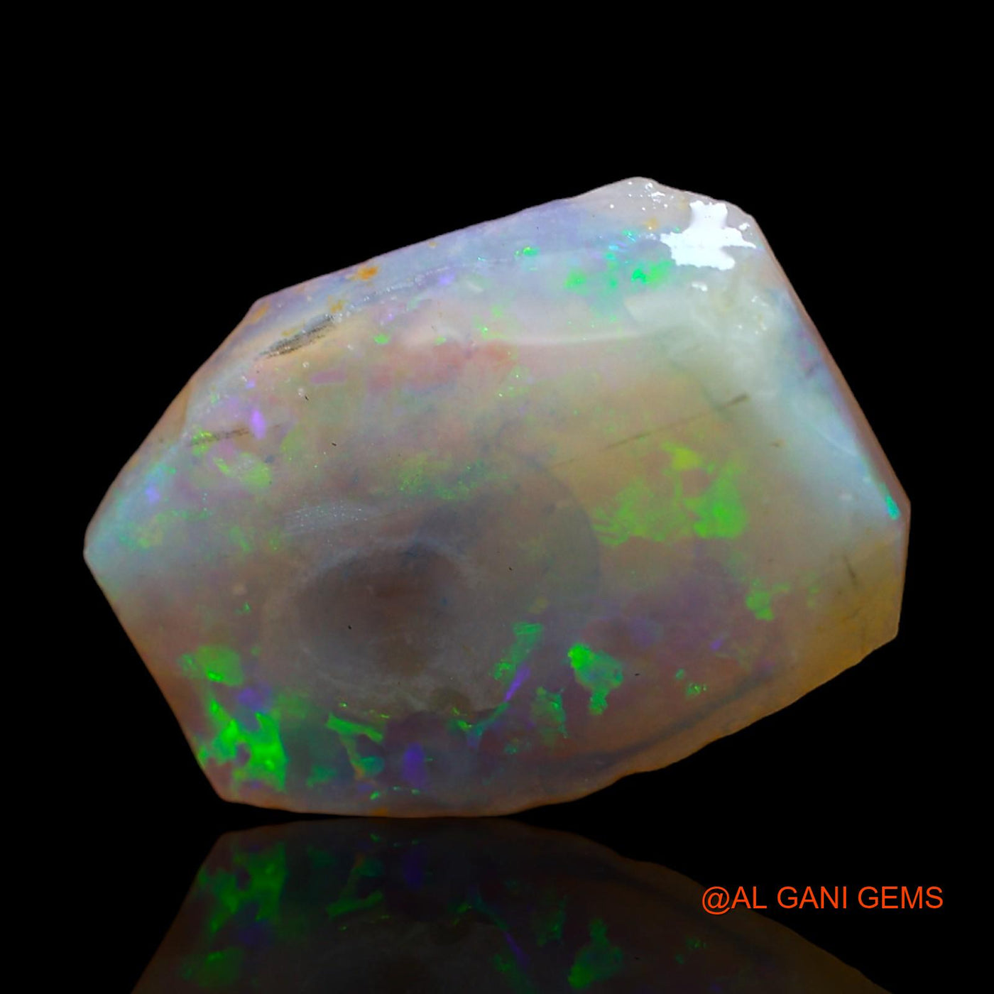 4.00 Cts Natural Australian Fire Opal Loose Gemstone Fancy Rough 16x12x3 mm RC-292
