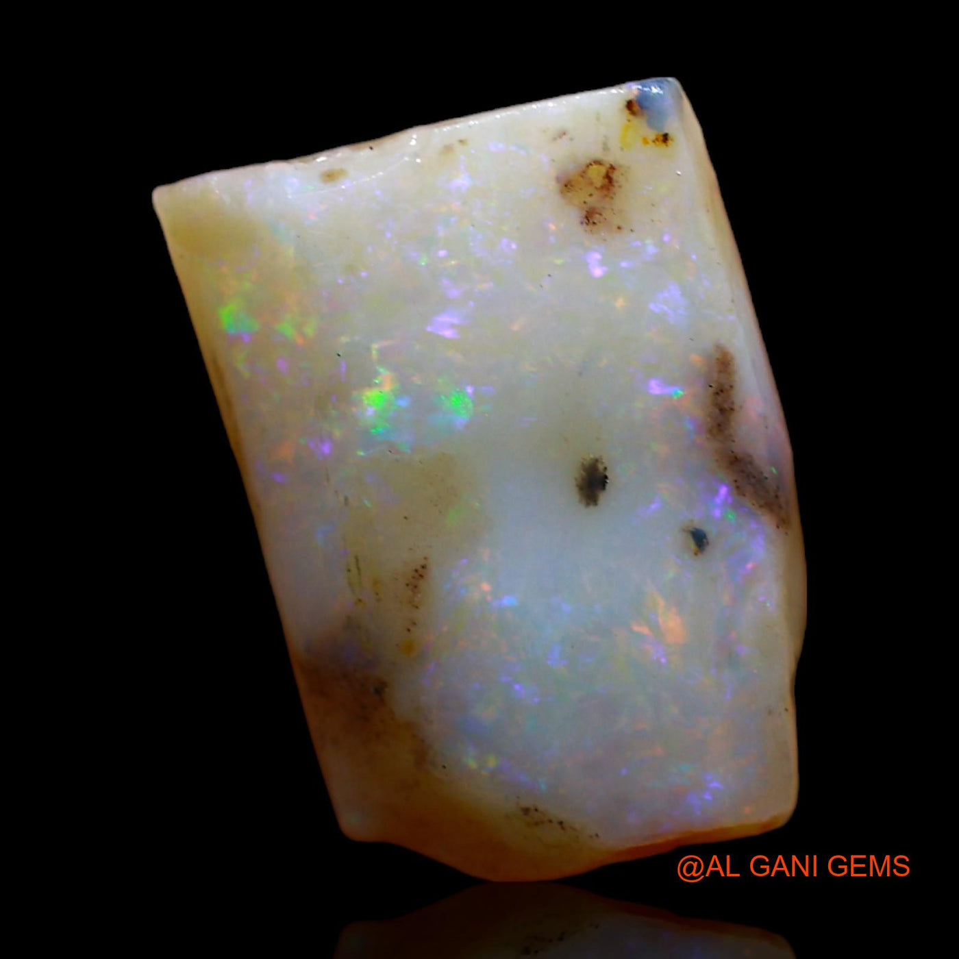7.00 Cts Natural Australian Fire Opal Loose Gemstone Fancy Rough 15x11x5 mm RC-293