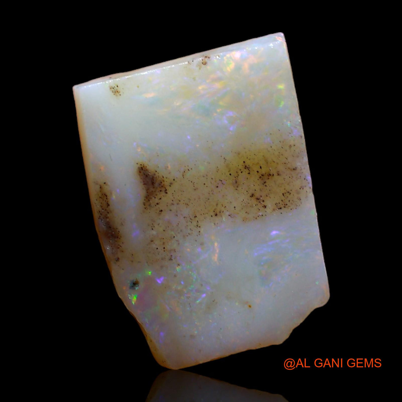 7.00 Cts Natural Australian Fire Opal Loose Gemstone Fancy Rough 15x11x5 mm RC-293