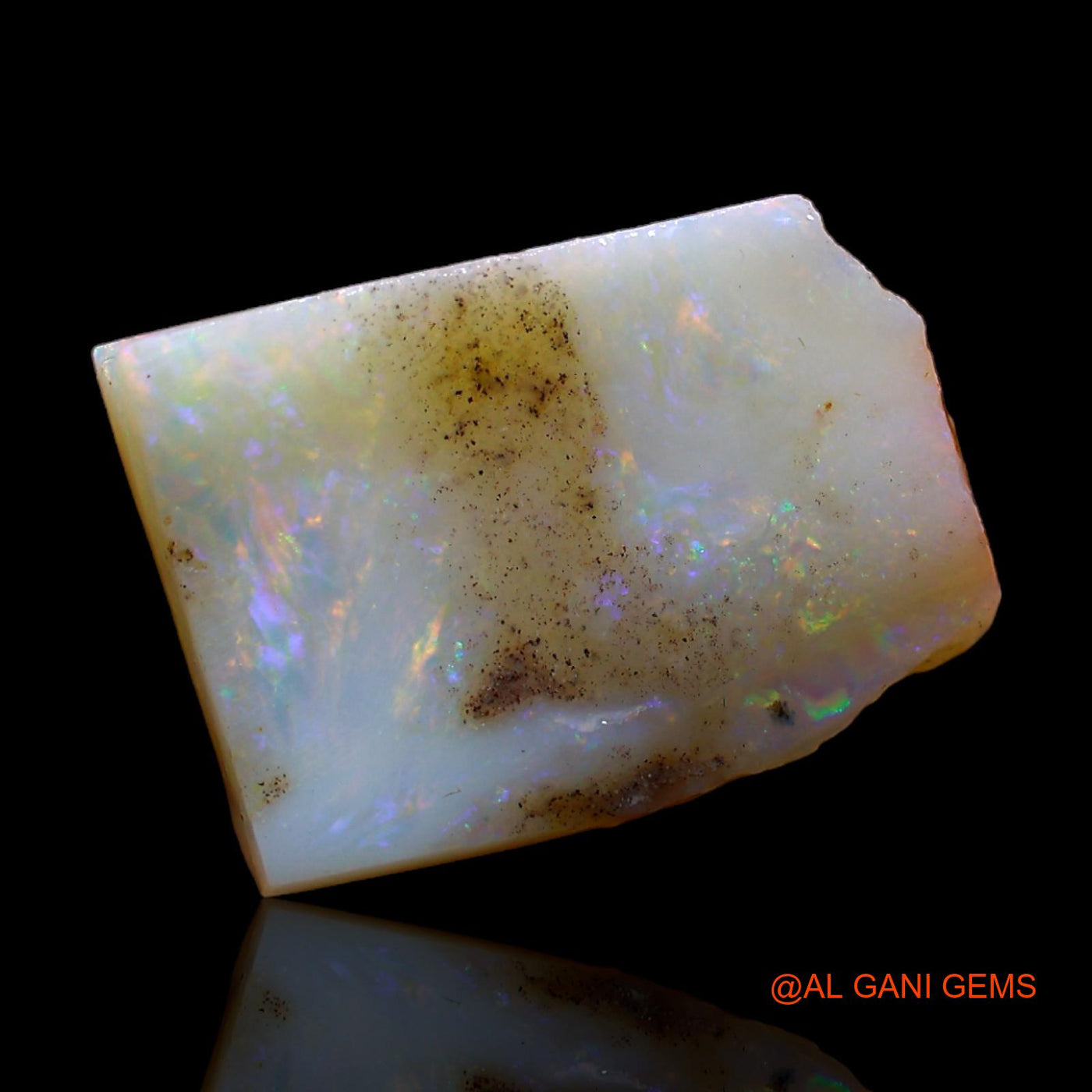 7.00 Cts Natural Australian Fire Opal Loose Gemstone Fancy Rough 15x11x5 mm RC-293