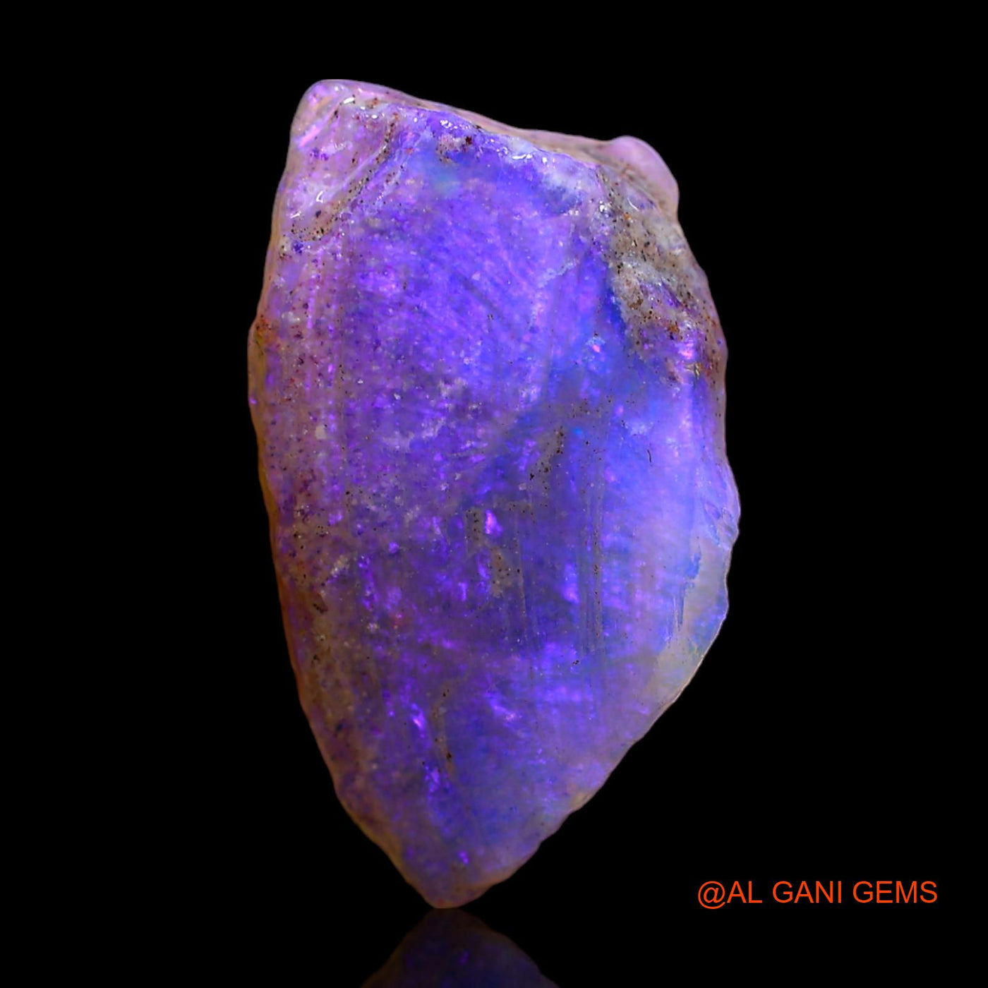 Natural Untreated Fire Opal Loose Gemstone Fancy Rough From Australia 5.00 Cts 18x11x5 mm RC-296