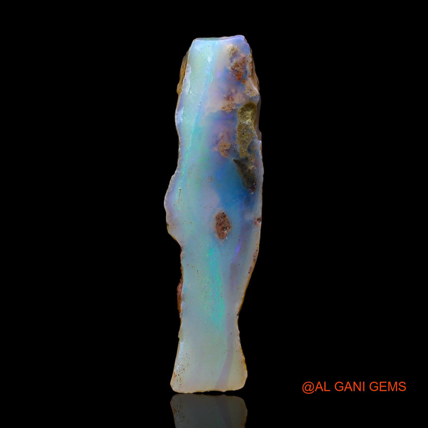 18.00 Cts Natural Australian Fire Opal Loose Gemstone Fancy Rough 36x10x9 mm RC-29