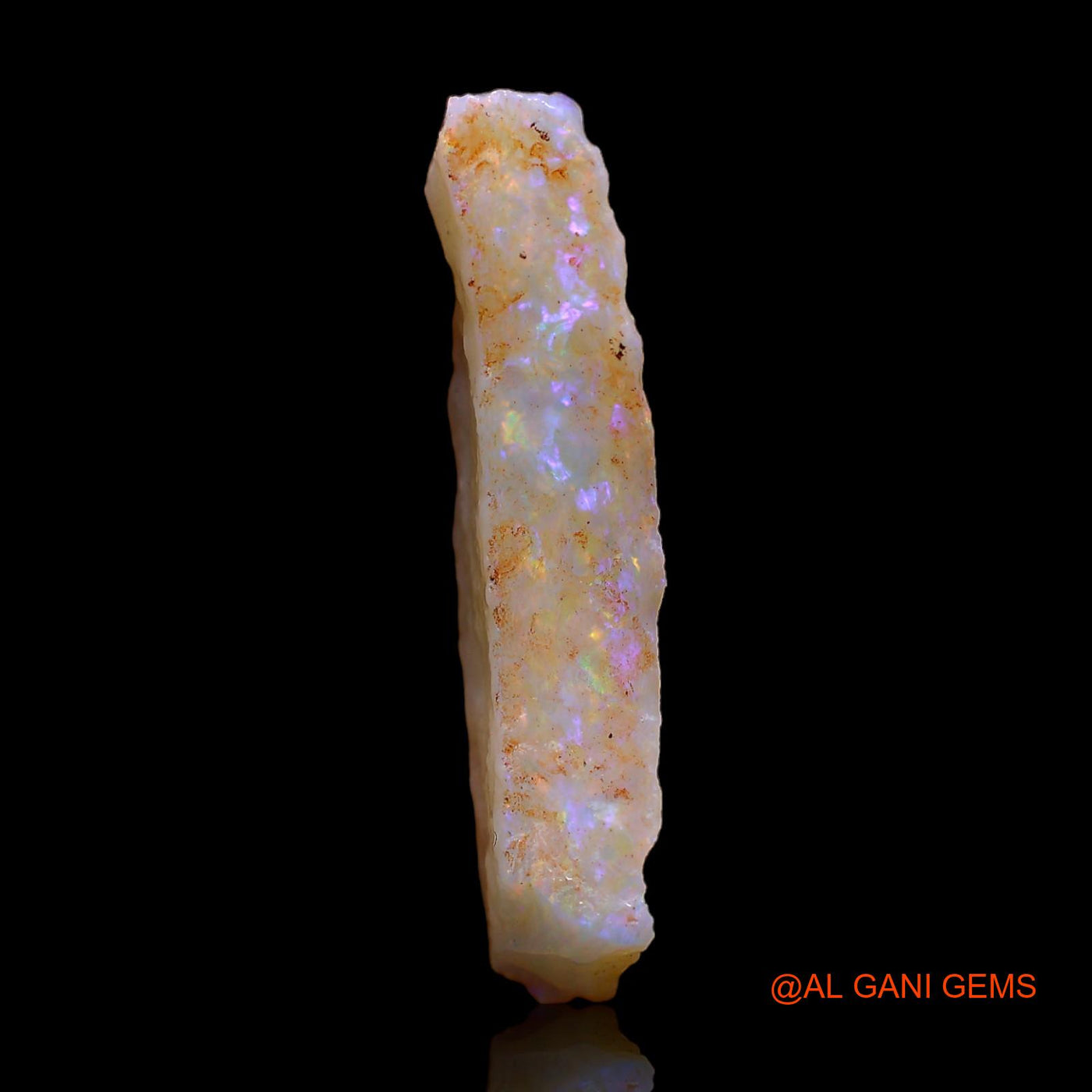 6.00 Cts Natural Australian Fire Opal Loose Gemstone Fancy Rough 18x14x4 mm RC-318