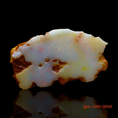 8.00 Cts Natural Australian Fire Opal Loose Gemstone Fancy Rough 29x16x3 mm RC-31
