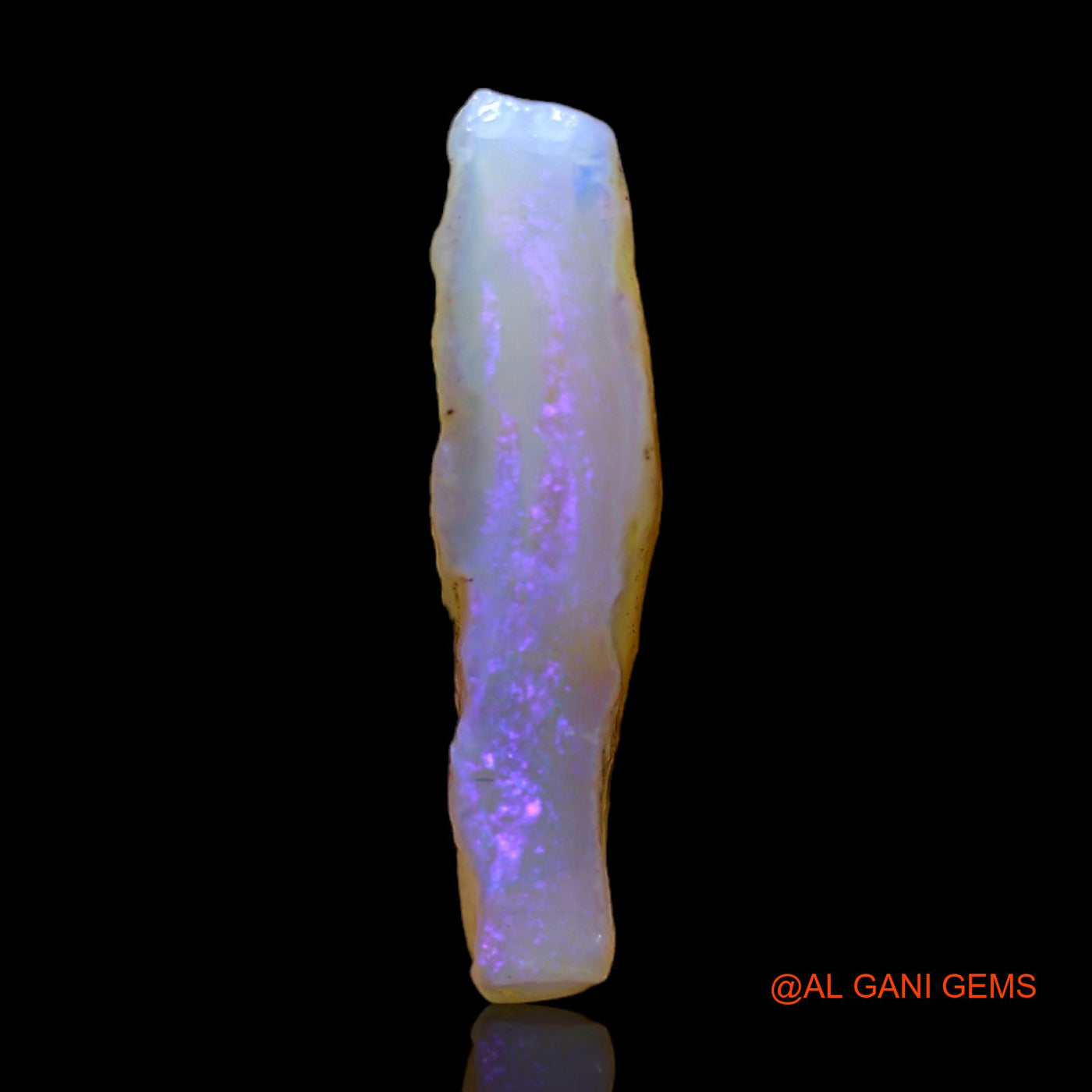 5.00 Cts Natural Australian Fire Opal Loose Gemstone Fancy Rough 18x11x4 mm RC-323