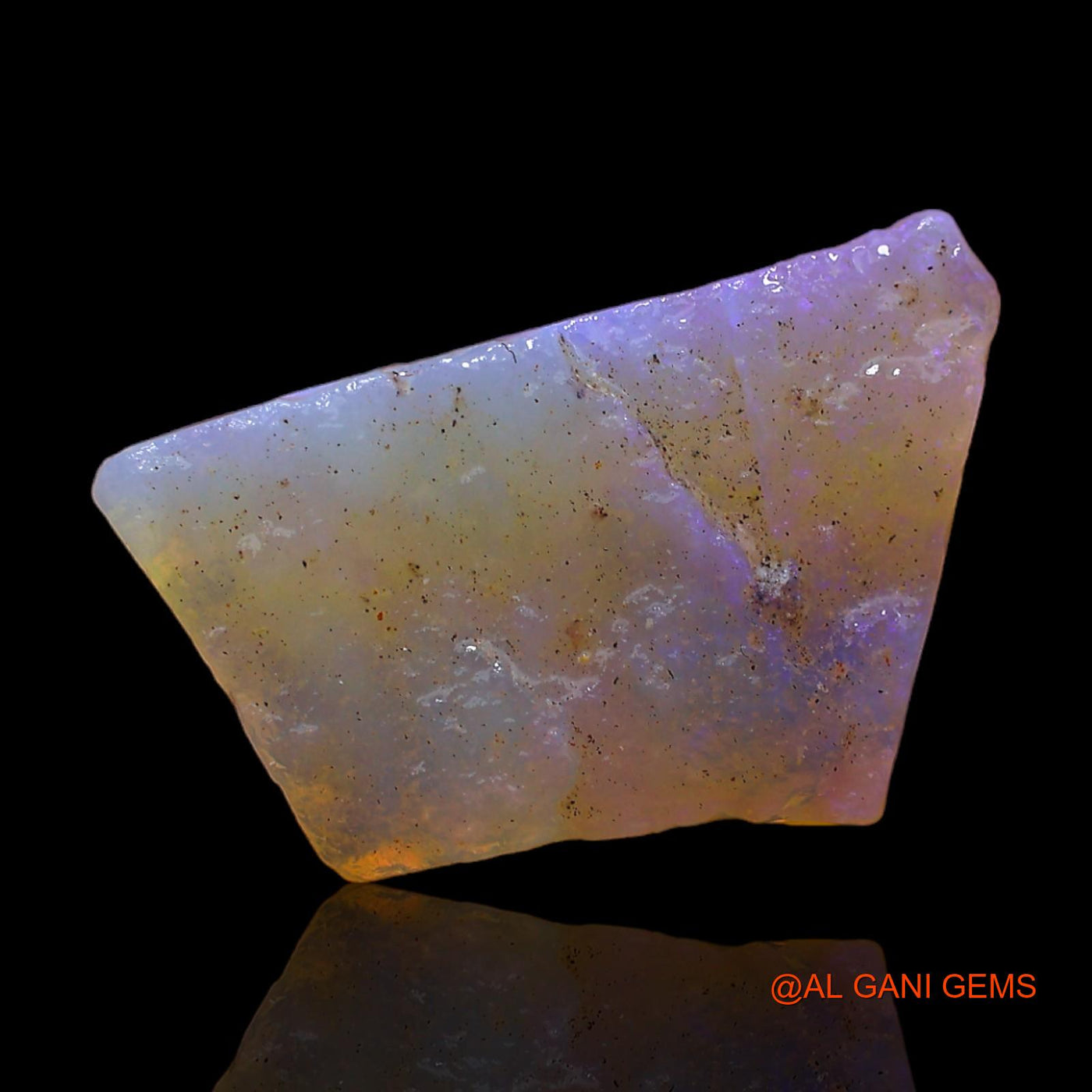 5.00 Cts Natural Australian Fire Opal Loose Gemstone Fancy Rough 18x11x4 mm RC-323