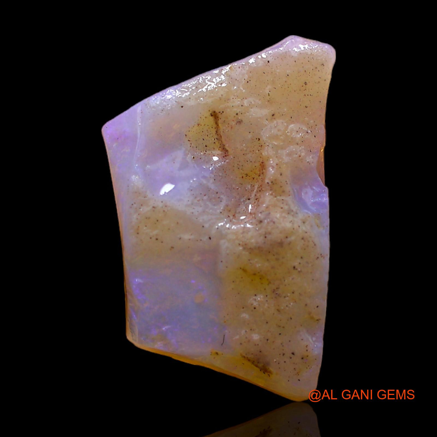 5.00 Cts Natural Australian Fire Opal Loose Gemstone Fancy Rough 18x11x4 mm RC-323