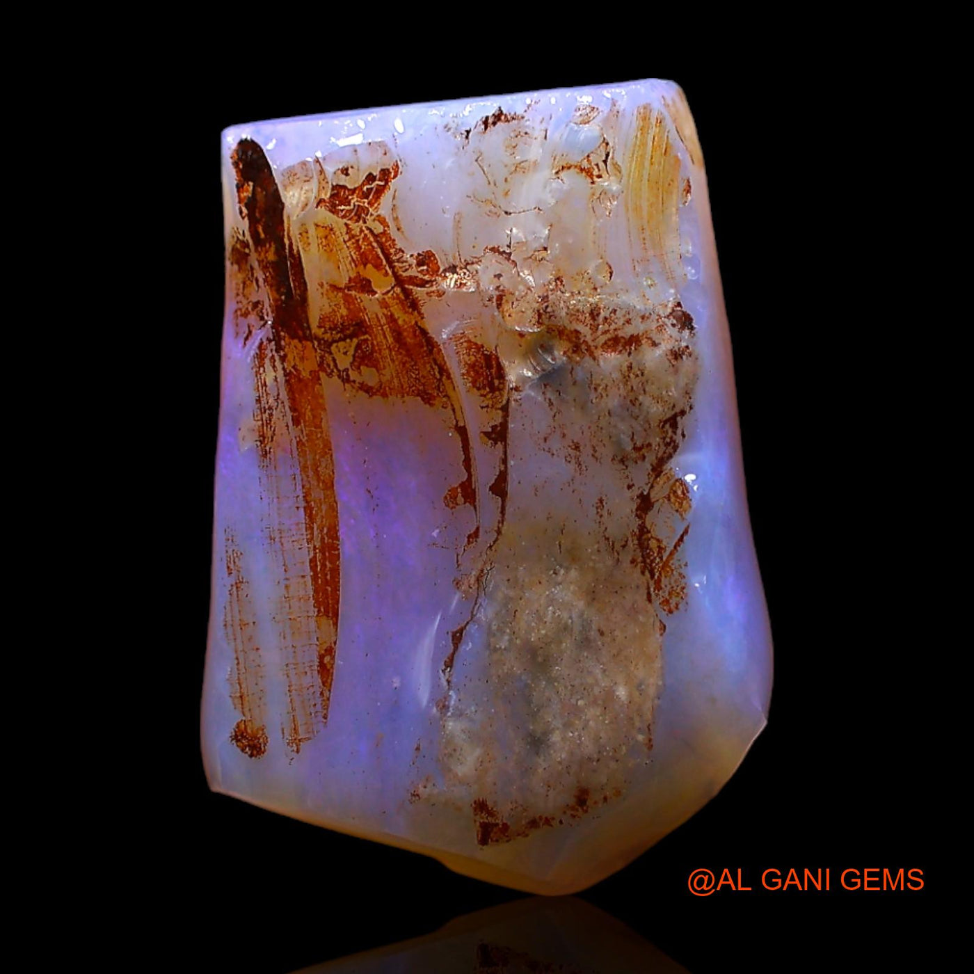 5.00 Cts Natural Australian Fire Opal Loose Gemstone Fancy Rough 16x11x4 mm RC-325