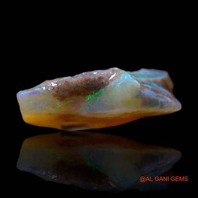 5.00 Cts Natural Australian Fire Opal Loose Gemstone Fancy Rough 16x12x4 mm RC-326