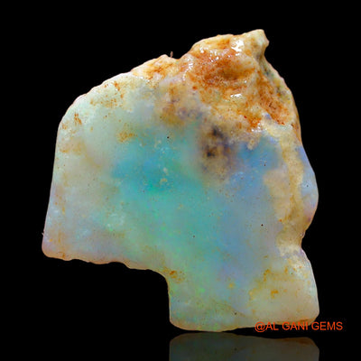 14.00 Cts Natural Australian Fire Opal Loose Gemstone Fancy Rough 24x22x5 mm RC-32