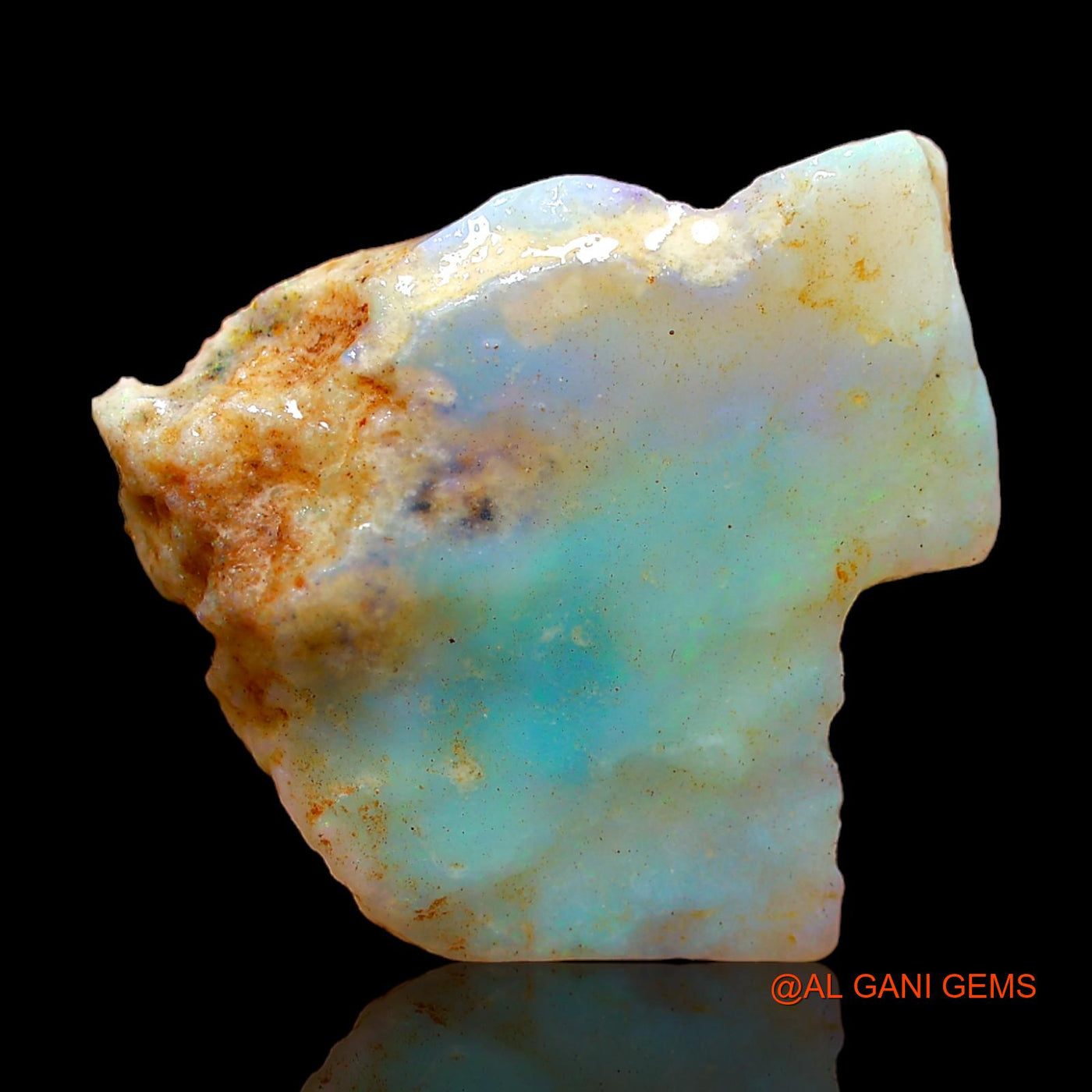 14.00 Cts Natural Australian Fire Opal Loose Gemstone Fancy Rough 24x22x5 mm RC-32
