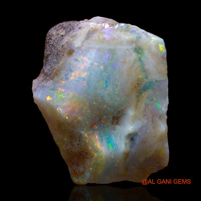 Natural Untreated Fire Opal Loose Gemstone Fancy Rough From Australia 6.00 Cts 15x12x8 mm RC-337