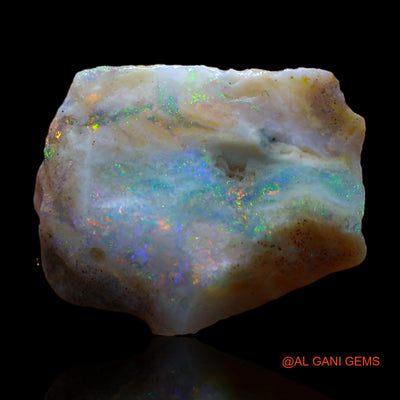 Natural Untreated Fire Opal Loose Gemstone Fancy Rough From Australia 6.00 Cts 15x12x8 mm RC-337