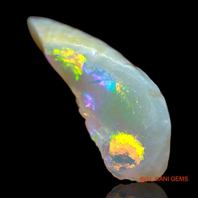 Natural Untreated Fire Opal Loose Gemstone Fancy Rough From Australia 4.00 Cts 17x10x5 mm RC-340