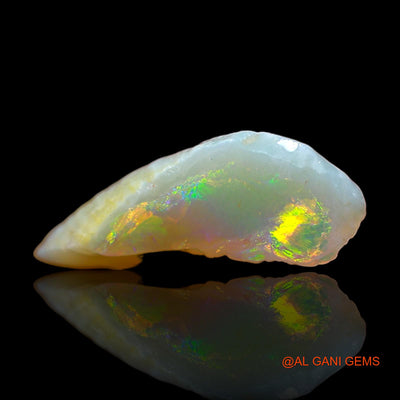 Natural Untreated Fire Opal Loose Gemstone Fancy Rough From Australia 4.00 Cts 17x10x5 mm RC-340