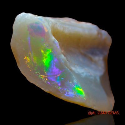 Natural Untreated Fire Opal Loose Gemstone Fancy Rough From Australia 4.00 Cts 17x10x5 mm RC-340