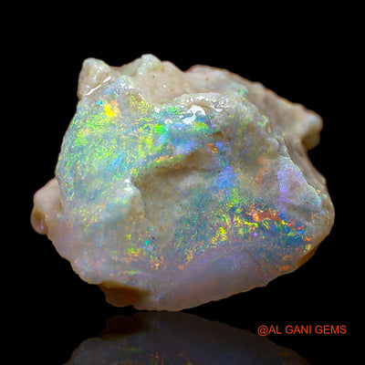 7.00 Cts Natural Australian Fire Opal Loose Gemstone Fancy Rough 15x13x9 mm RC-341