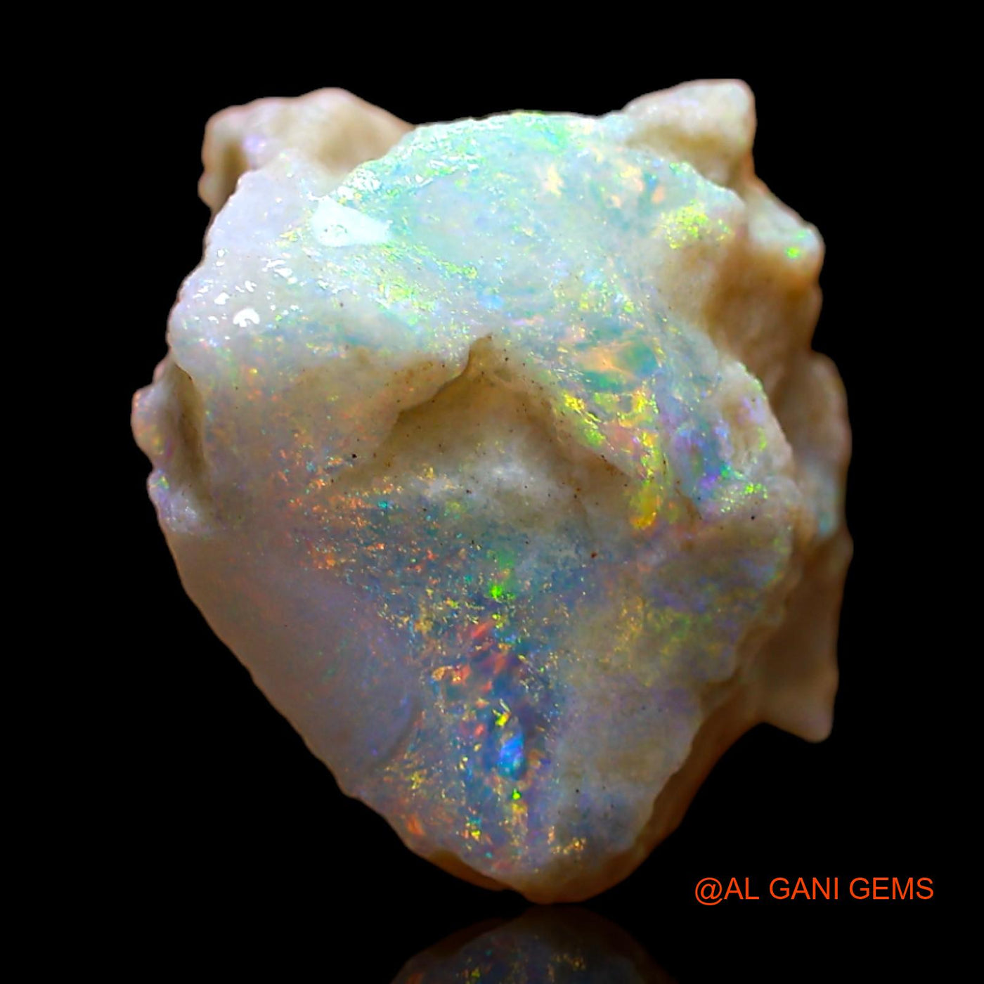 7.00 Cts Natural Australian Fire Opal Loose Gemstone Fancy Rough 15x13x9 mm RC-341