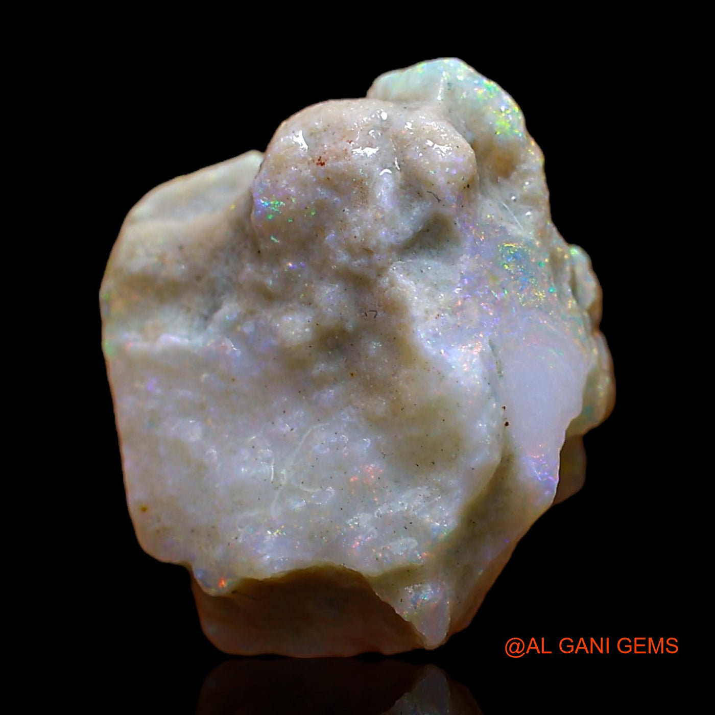 7.00 Cts Natural Australian Fire Opal Loose Gemstone Fancy Rough 15x13x9 mm RC-341
