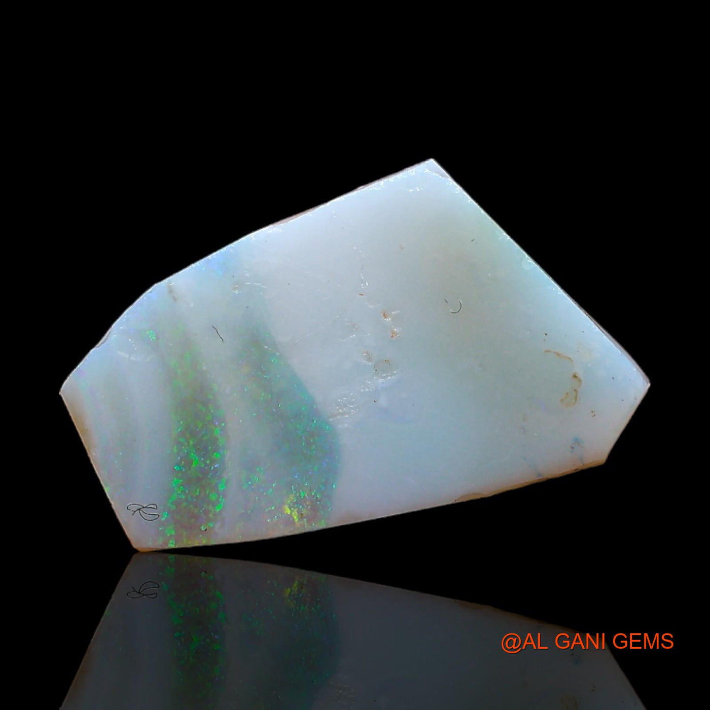 Natural Untreated Fire Opal Loose Gemstone Fancy Rough From Australia 3.00 Cts 16x10x2 mm RC-342
