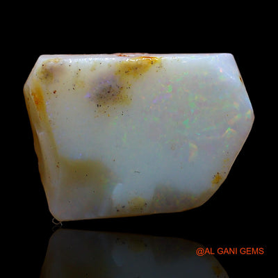 5.00 Cts Natural Australian Fire Opal Loose Gemstone Fancy Rough 15x11x3 mm RC-344