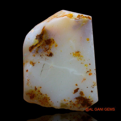 5.00 Cts Natural Australian Fire Opal Loose Gemstone Fancy Rough 15x11x3 mm RC-344
