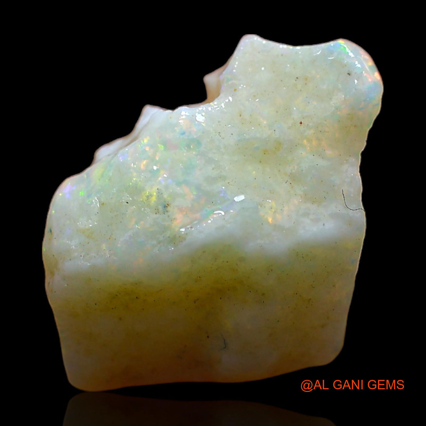 5.00 Cts Natural Australian Fire Opal Loose Gemstone Fancy Rough 13x12x6 mm RC-345