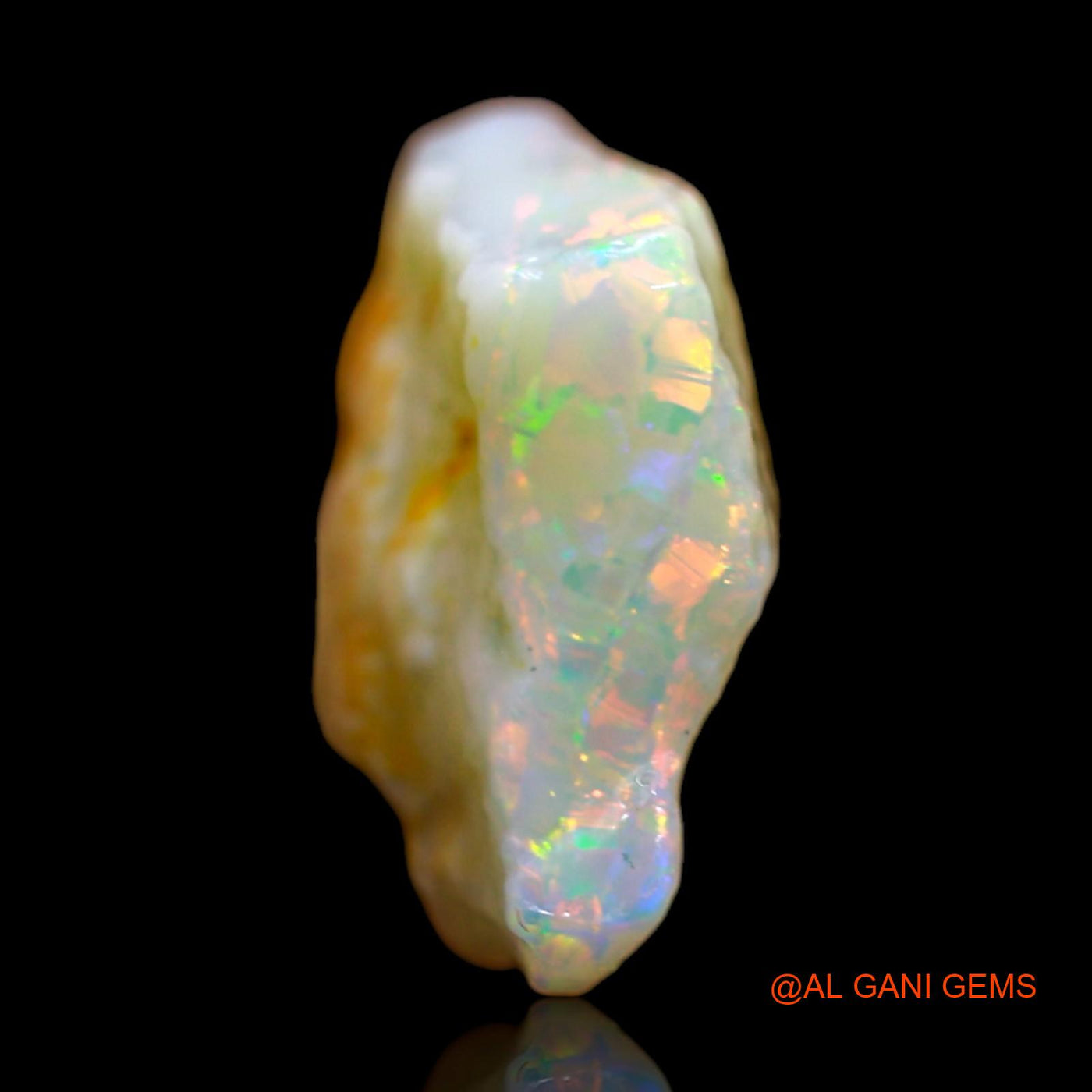 5.00 Cts Natural Australian Fire Opal Loose Gemstone Fancy Rough 13x12x6 mm RC-345