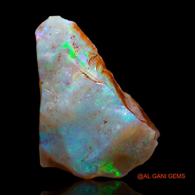 4.00 Cts Natural Australian Fire Opal Loose Gemstone Fancy Rough 16x12x5 mm RC-346