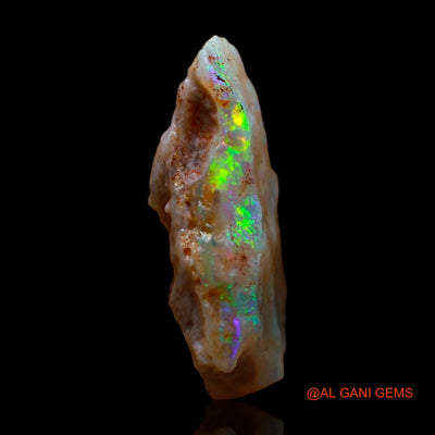 4.00 Cts Natural Australian Fire Opal Loose Gemstone Fancy Rough 16x12x5 mm RC-346